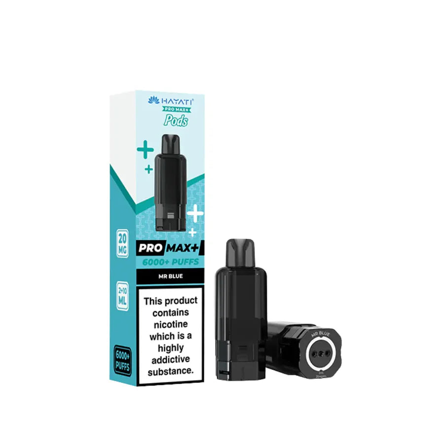 Hayati Pro Max Plus 6000 Mr Blue Replacement Pods