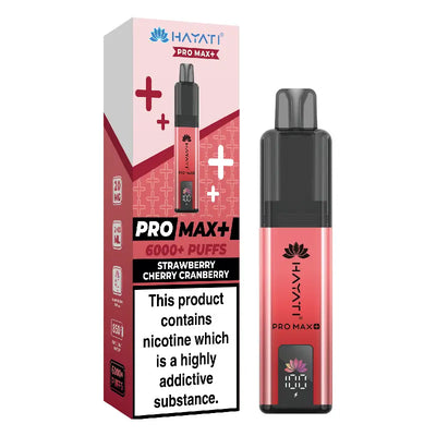 Hayati Pro Max Plus 6000 Strawberry Cherry Cranberry Prefilled Pod Kit