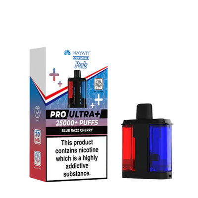 Hayati Pro Ultra Plus 25000 Blue Razz Cherry Replacement Pods