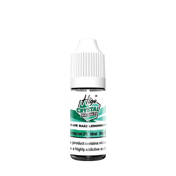 Higo Crystal 10mg Nic Salt Blue Razz Lemonade