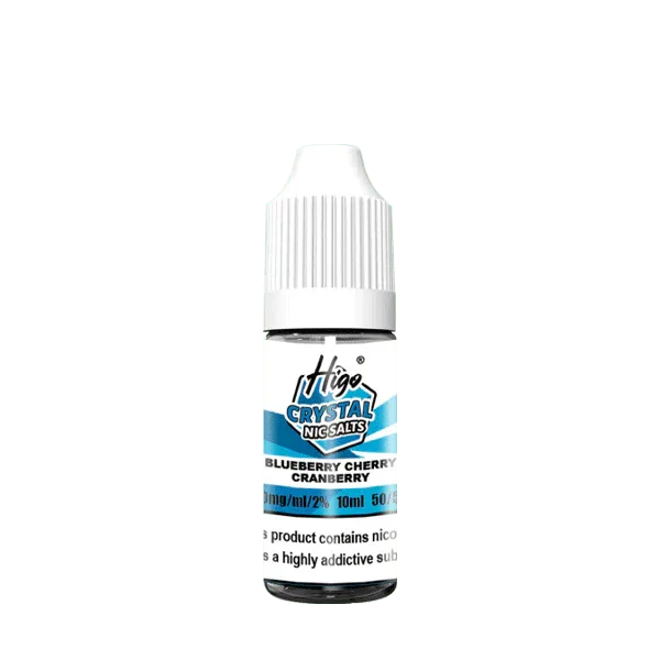 Higo Crystal 10mg Nic Salt Blueberry Cherry Cranberry