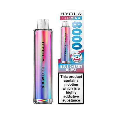Hyola Pro Max 8000 Blue Cherry Burst Compliant Post June 1st Prefilled Pod kit