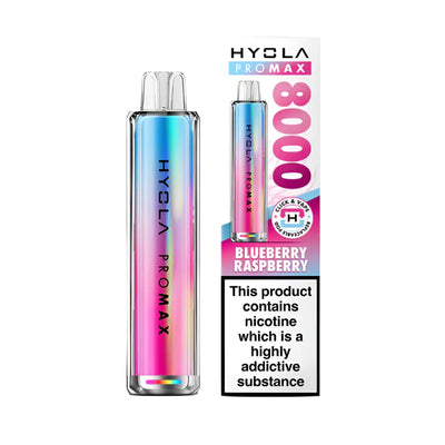 Hyola Pro Max 8000 Blueberry Raspberry Compliant Post June 1st Prefilled Pod kit