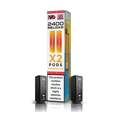 IVG 2400 2‑In‑1 Pineapple Ice Prefilled Pods