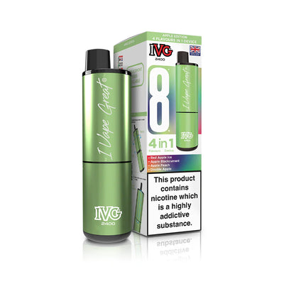 IVG 2400 4‑In‑1 Apple Edition Rechargeable Pod Kit