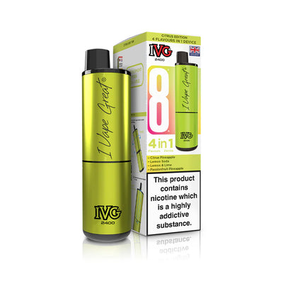 IVG 2400 4‑In‑1 Citrus Edition Rechargeable Pod Kit