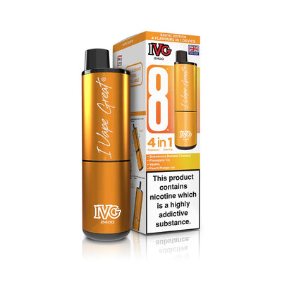 IVG 2400 4‑In‑1 Exotic Edition Rechargeable Pod Kit