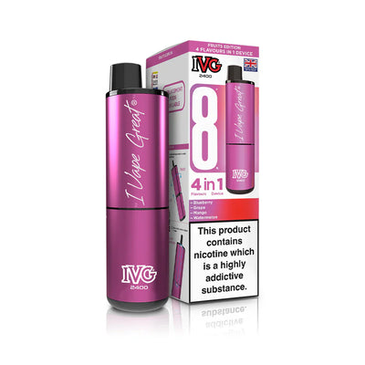 IVG 2400 4‑In‑1 Fruits Edition Rechargeable Pod Kit