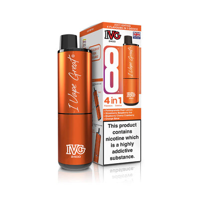 IVG 2400 4‑In‑1 Juicy Edition Rechargeable Pod Kit