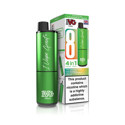 IVG 2400 4‑In‑1 Kiwi Edition Rechargeable Pod Kit