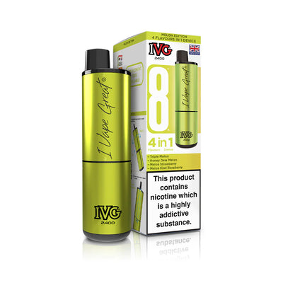 IVG 2400 4‑In‑1 Melon Edition Rechargeable Pod Kit