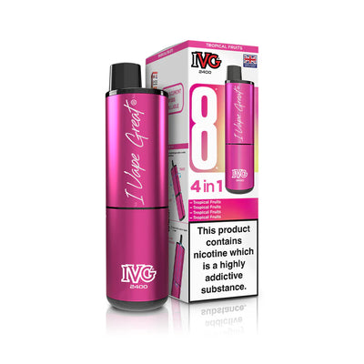IVG 2400 4‑In‑1 Tropical Fruits Rechargeable Pod Kit