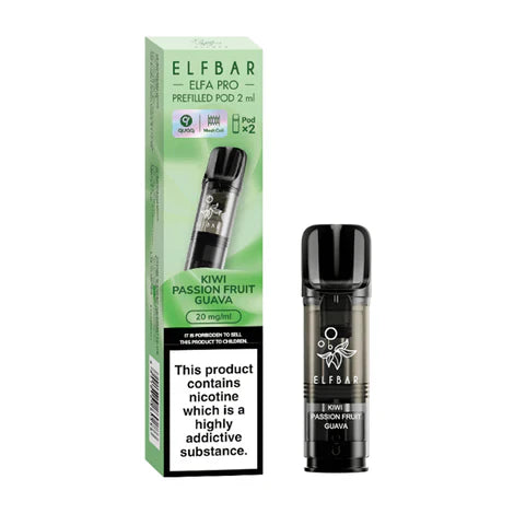 Elf Bar ELFA Pro Kiwi Passion Fruit Guava Prefilled Pods
