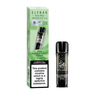Elf Bar ELFA Pro Kiwi Passion Fruit Guava Prefilled Pods