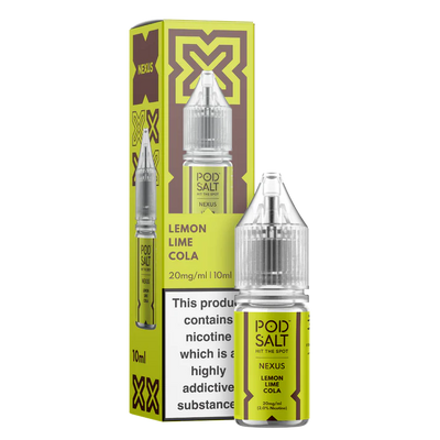 Pod Salt Nexus Lemon Lime Cola Ice 10ml Nicotine Salt E-Liquid