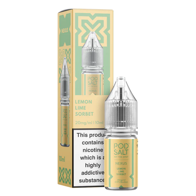 Pod Salt Nexus Lemon Lime Sorbet 10ml Nicotine Salt E-Liquid