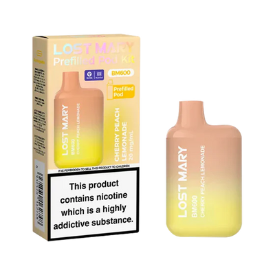 Lost Mary BM600 Cherry Peach Lemonade Prefilled Pod Kit