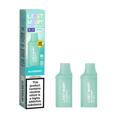 Lost Mary BM600 Blueberry Prefilled Replacement Pods Pack of 2
