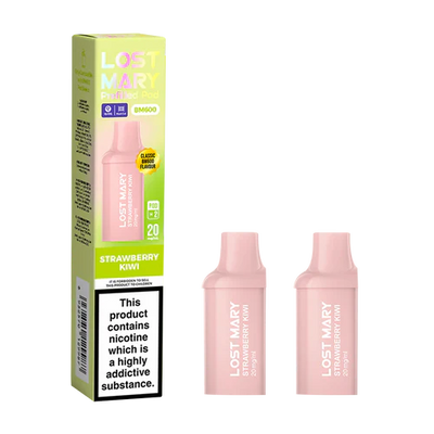 Lost Mary BM600 Strawberry Kiwi Prefilled Replacement Pods Pack of 2