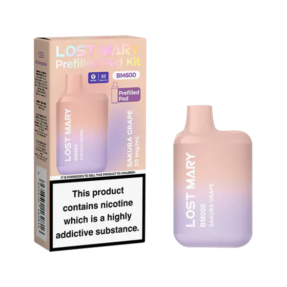 Lost Mary BM600 Sakura Grape Prefilled Pod Kit