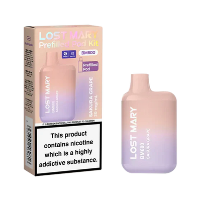 Lost Mary BM600 Sakura Grape Prefilled Pod Kit