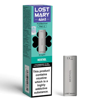 Lost Mary 4-in-1 Menthol Prefilled Replacement Pods