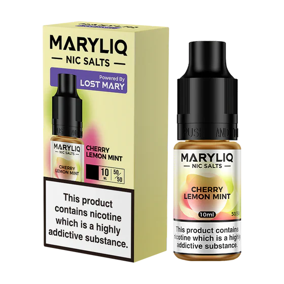 MARYLIQ by Lost Mary Cherry Lemon Mint Nic Salt E-Liquid