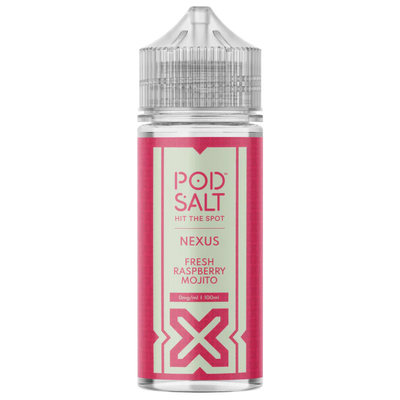 Pod Salt Nexus Shortfill Fresh Raspberry Mojito 100ml E‑Liquid