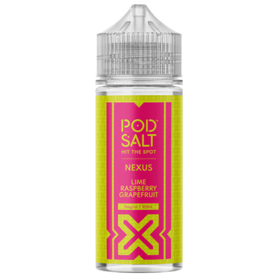 Pod Salt Nexus Shortfill Lime Raspberry Grapefruit 100ml E‑Liquid