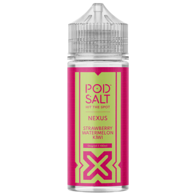 Pod Salt Nexus Shortfill Strawberry Watermelon Kiwi 100ml E‑Liquid