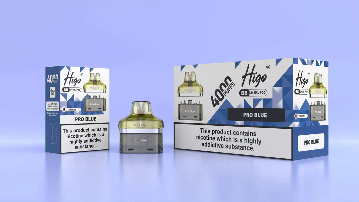 Higo BB Pod 20mg Pro Blue