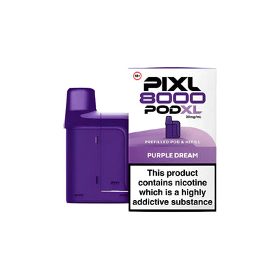 PIXL 8000 Purple Dream Compliant Post June 1st Prefilled Pod