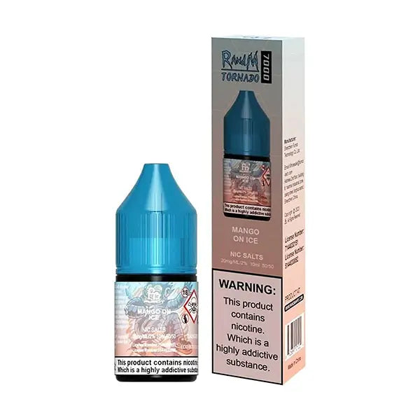 Fumot RandM 7000 Mango on Ice 10mg Nic Salts