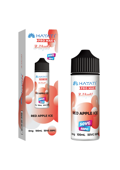 Red Apple Ice 50/50 Shortfill E-Liquid by Hayati Pro Max 100ml