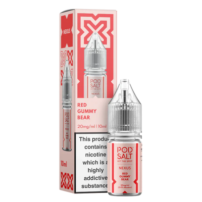 Pod Salt Nexus Red Gummy Bear 10ml Nicotine Salt E-Liquid