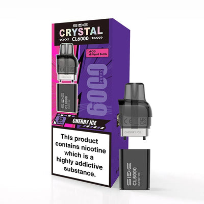 SKE Crystal CL6000 Cherry Ice Prefilled Replacement Pod