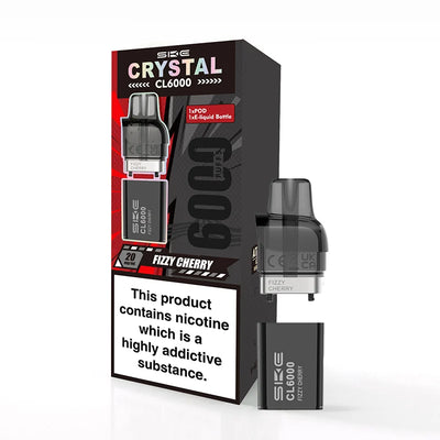 SKE Crystal CL6000 Fizzy Cherry Prefilled Replacement Pod