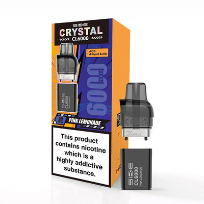 SKE Crystal CL6000 Pink Lemonade Prefilled Replacement Pod