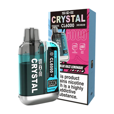 SKE Crystal CL6000 Blue Razz Lemonade Prefilled Pod Kit