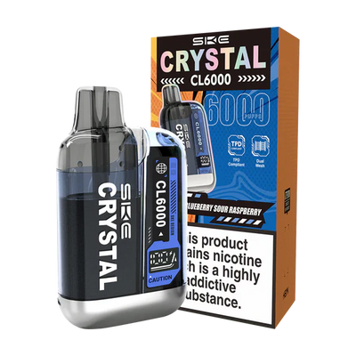 SKE Crystal CL6000 Blueberry Sour Raspberry Prefilled Pod Kit
