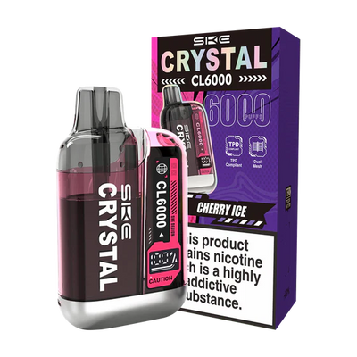 SKE Crystal CL6000 Cherry Ice Prefilled Pod Kit