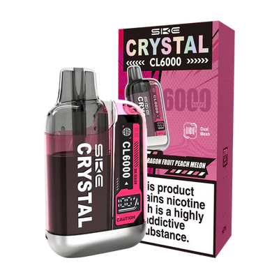 SKE Crystal CL6000 Dragon Fruit Peach Melon Prefilled Pod Kit