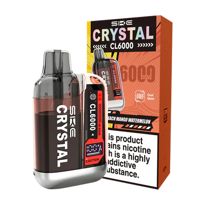 SKE Crystal CL6000 Peach Mango Watermelon Prefilled Pod Kit