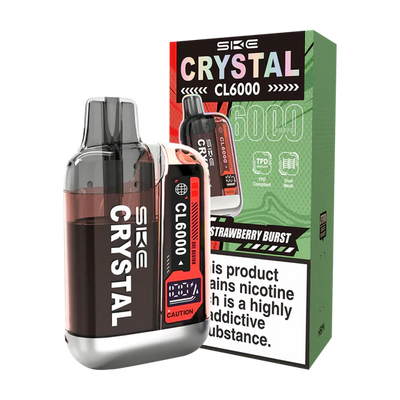 SKE Crystal CL6000 Strawberry Burst Prefilled Pod Kit