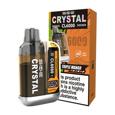SKE Crystal CL6000 Triple Mango Prefilled Pod Kit