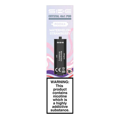SKE Crystal 4-in-1 2400 Watermelon Strawberry Prefilled Pods