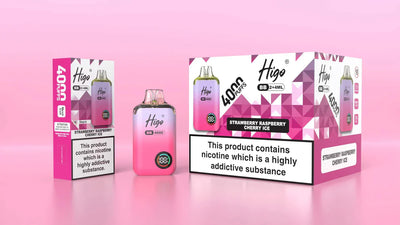 Higo BB Strawberry Raspberry Cherry Ice Prefilled Pod Vape Kit