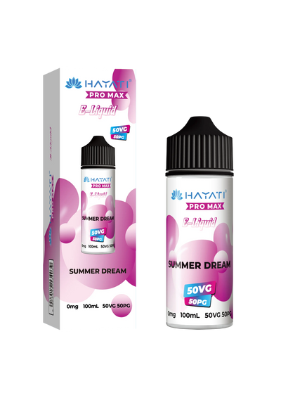 Summer Dream 50/50 Shortfill E-Liquid by Hayati Pro Max 100ml