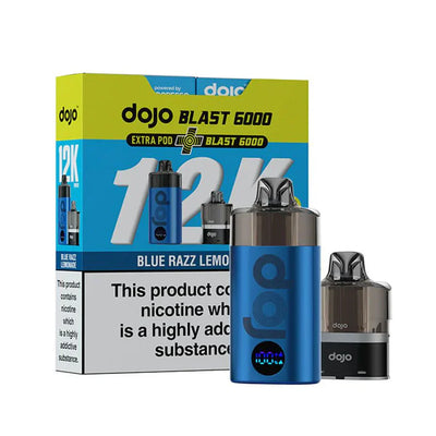Vaporesso Dojo Blast 12K Bundle Blue Razz Lemonade Vape Kit