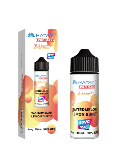 Watermelon Lemon Burst 50/50 Shortfill E-Liquid by Hayati Pro Max 100ml